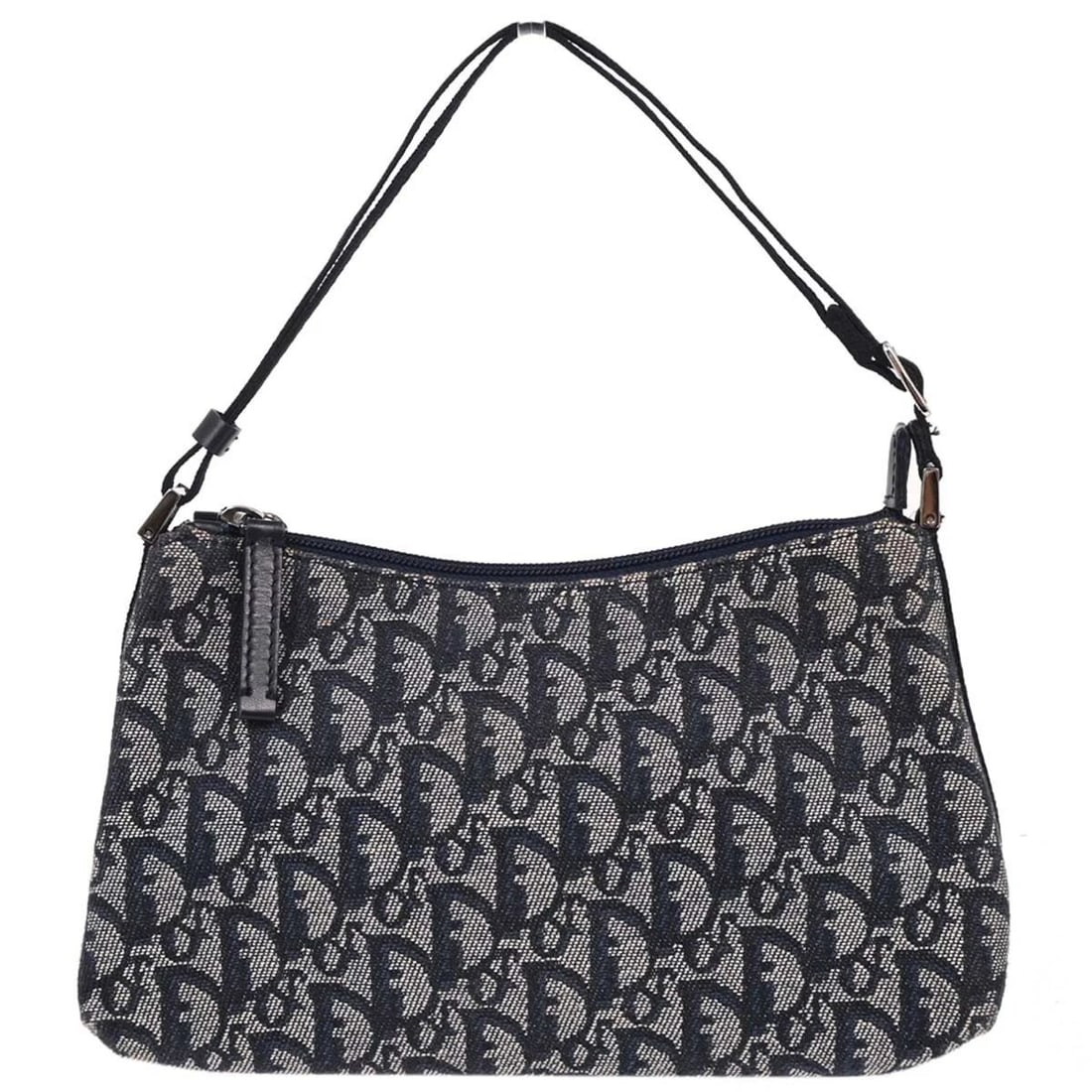 CHRISTIAN DIOR NAVY TROTTER HANDBAG (1 of 2)
