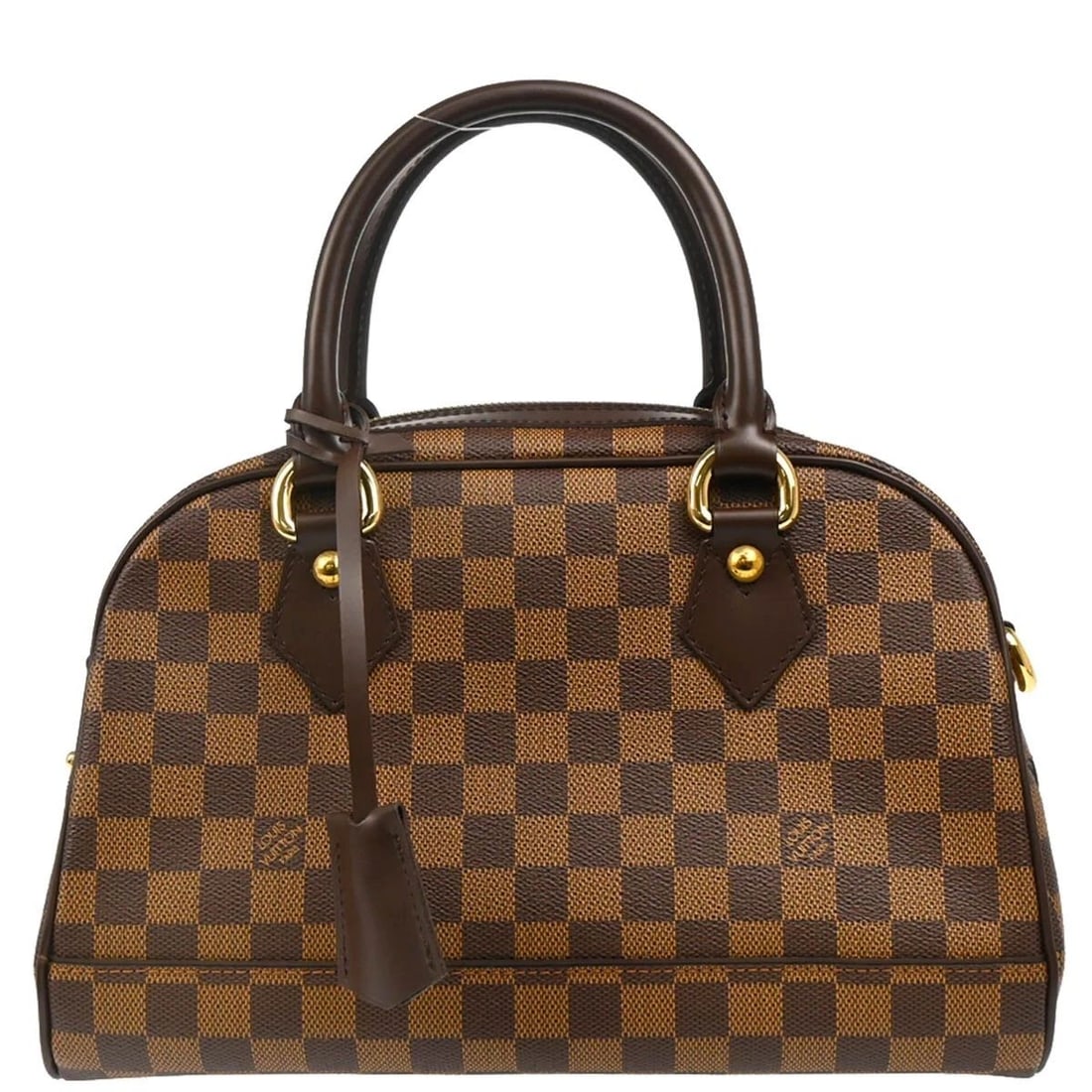 LOUIS VUITTON DAMIER DUOMO HANDBAG: LOUIS VUITTON DAMIER DUOMO HANDBAG Louis Vuitton Duomo Handbag Damier N60008 Description OUTSIDE : SA: GREAT CONDITION!! INSIDE : SA: GREAT CONDITION!! S : New or new without a tag. SA : Excellent con