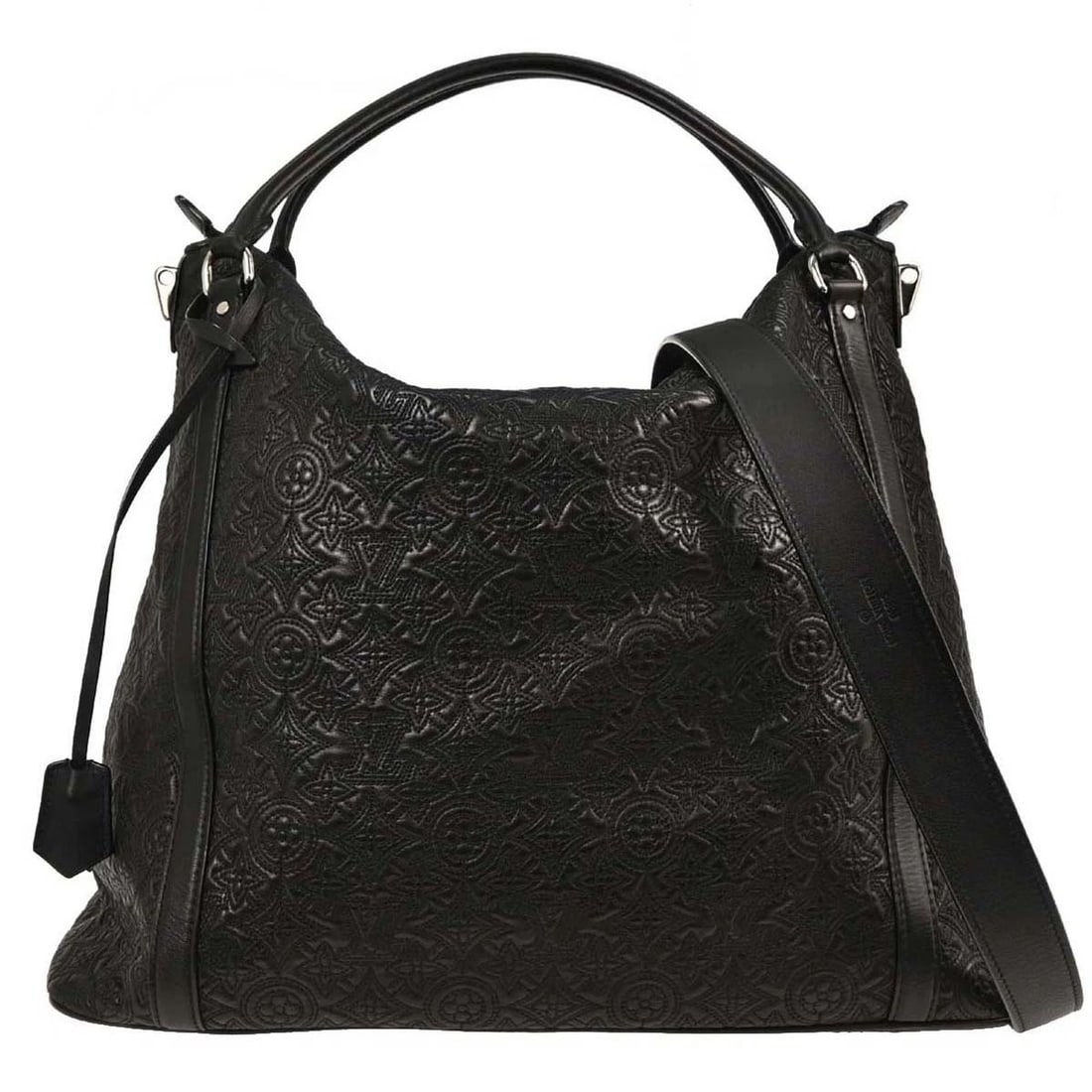 LOUIS VUITTON BLACK MONOGRAM ANTHEIA IXIA GM HANDBAG (1 of 2)