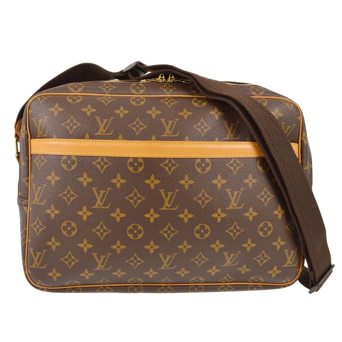 LOUIS VUITTON MONOGRAM REPORTER GM SHOULDER BAG (1 of 2)