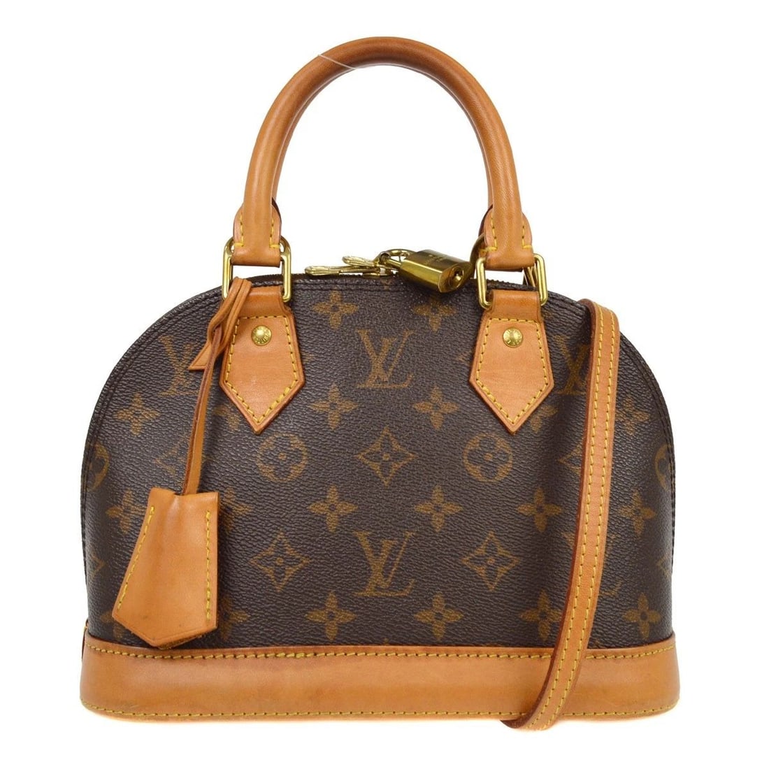 LOUIS VUITTON MONOGRAM ALMA BB 2WAY HANDBAG (1 of 2)