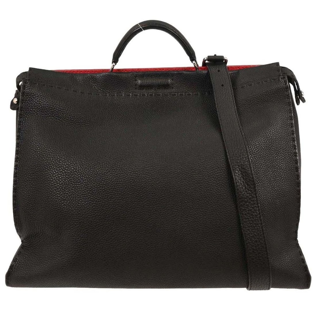 FENDI BLACK PEEKABOO FIT 2WAY HANDBAG (1 of 2)