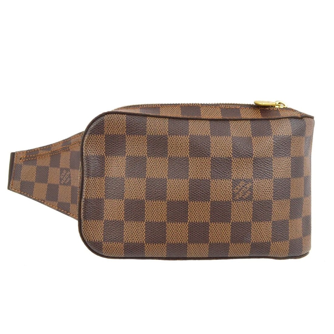 LOUIS VUITTON DAMIER GERONIMOS BUM BAG: LOUIS VUITTON DAMIER GERONIMOS BUM BAG Louis Vuitton Geronimos Bum Bag Damier Brown N51994 Description OUTSIDE: A+: VERY GOOD CONDITION!! INSIDE: A+: VERY GOOD CONDITION!! Minor stains. S : New or new