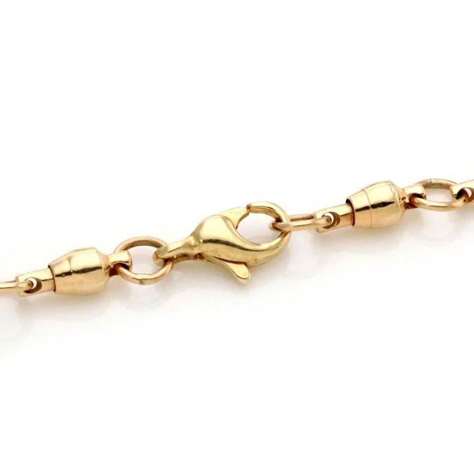 "SPACE CAPSULE" 14K BRACELET YELLOW GOLD VINTAGE LINK 8" LONG: "SPACE CAPSULE" 14K BRACELET YELLOW GOLD VINTAGE LINK 8" LONG 14k Yellow Gold Vintage "Space Capsule" Link Bracelet 8" Long Description This is a lovely vintage bracelet, it is crafted from 14k yellow