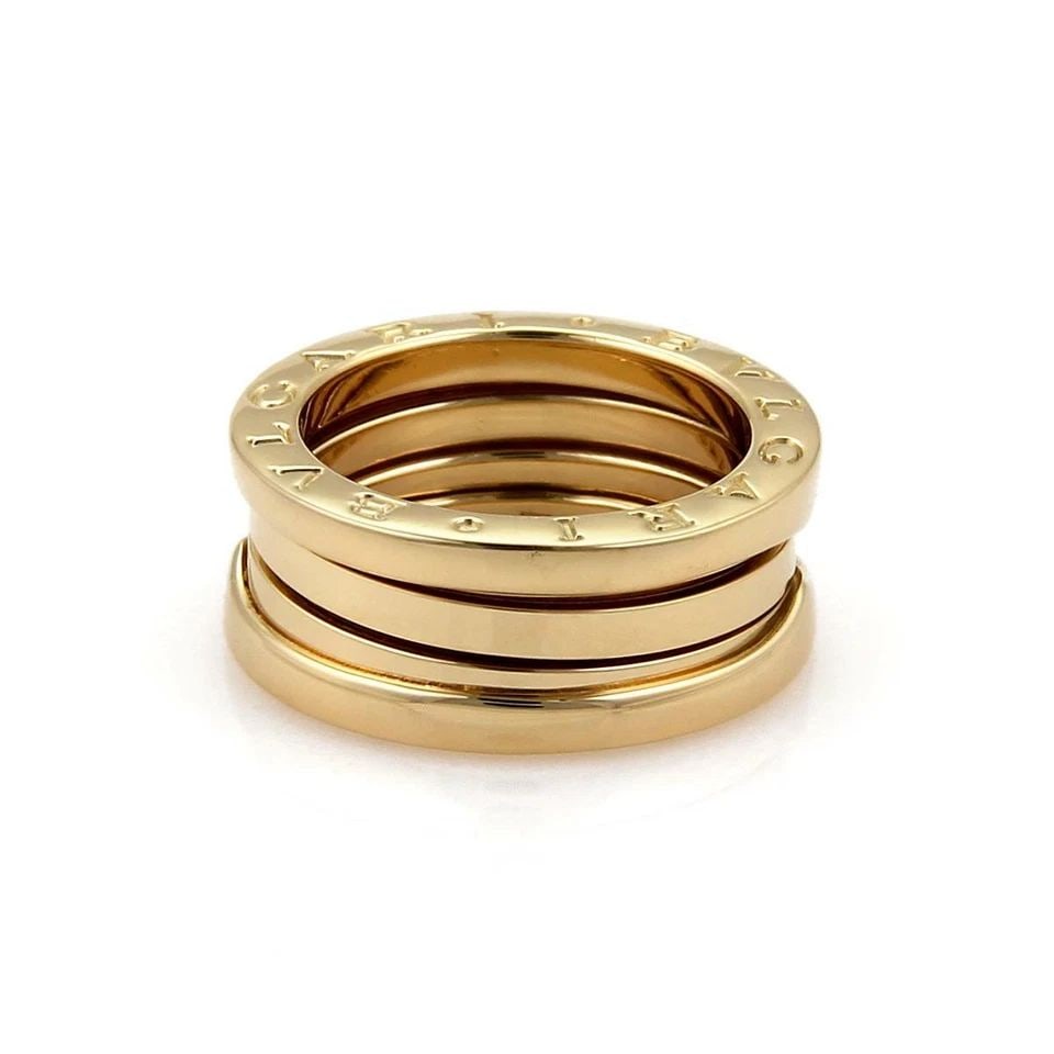 BVLGARI BULGARI B ZERO-1 18K YELLOW GOLD 8.5MM WIDE BAND RING SIZE 51-US 5: BVLGARI BULGARI B ZERO-1 18K YELLOW GOLD 8.5MM WIDE BAND RING SIZE 51-US 5 Bvlgari Bulgari B Zero-1 18k Yellow Gold 8.5mm Wide Band Ring Size 51-US 5 Description This authentic Bulgari ring band is fi
