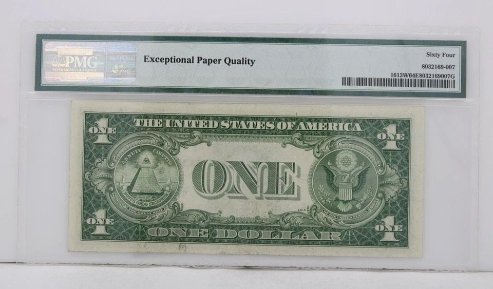 $1 1935D SILVER CERTIFICATE 64 EPQ CHOICE UNCIRCULATED X41701198E PP D BP 4819 (1 of 1)