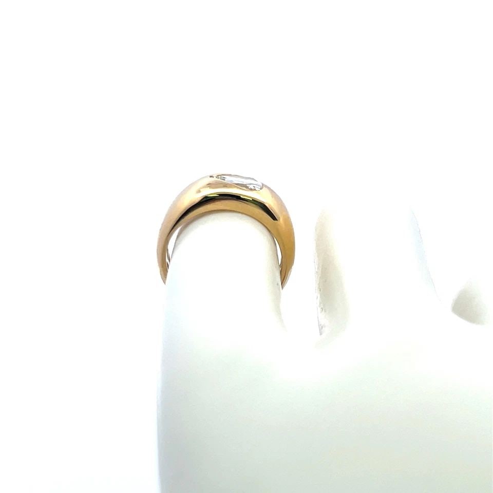 0.56 CARAT ROSE CUT DIAMOND 18 KARAT YELLOW GOLD ENGAGEMENT RING: 0.56 CARAT ROSE CUT DIAMOND 18 KARAT YELLOW GOLD ENGAGEMENT RING PRODUCT DESCRIPTION Title: 0.56 Carat Rose Cut Diamond 18 Karat Yellow Gold Engagement Ring Style: Engagement Metal: 18 Karat Yellow Go