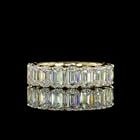 LAB-GROWN 5.97 CARAT EMERALD E-F-VS DIAMOND 14K YELLOW GOLD ETERNITY BAND ETERNI: LAB-GROWN 5.97 CARAT EMERALD E-F-VS DIAMOND 14K YELLOW GOLD ETERNITY BAND ETERNI Title: High-quality Brand-New Echo Friendly Elegant Lab-Grown 5.97 Carat Emerald E-F-VS Diamond 14K Yellow Gold Eternit