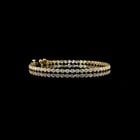 LAB-GROWN 3.35 CARAT ROUND E-F-VS1 DIAMOND 14K YELLOW GOLD TENNIS BRACELET: LAB-GROWN 3.35 CARAT ROUND E-F-VS1 DIAMOND 14K YELLOW GOLD TENNIS BRACELET Title: High-quality Brand-New Echo Friendly Elegant Lab-Grown 3.35 Carat Round E-F-VS1 Diamond 14K Yellow Gold Tennis Bracele