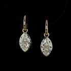 LAB-GROWN 4.08 CARAT MARQUISE E-F-VS1 DIAMOND 14K YELLOW GOLD HANGING EARRINGS: LAB-GROWN 4.08 CARAT MARQUISE E-F-VS1 DIAMOND 14K YELLOW GOLD HANGING EARRINGS Title: High-quality Brand-New Echo Friendly Elegant Lab-Grown 4.08 Carat Marquise E-F-VS1 Diamond 14K Yellow Gold Hanging