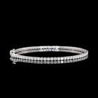 LAB-GROWN 3.13 CARAT ROUND E-VS1 DIAMOND 14K WG TENNIS BRACELET: LAB-GROWN 3.13 CARAT ROUND E-VS1 DIAMOND 14K WG TENNIS BRACELET Lab-Grown 3.13 Carat Round E-VS1 Diamond 14K White Gold Tennis Bracelet Details Department Unisex Adults Main Stone No Stone Metal White
