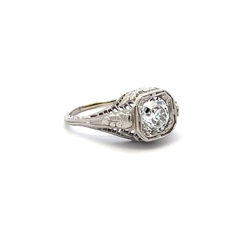 0.92 CARAT OLD EUROPEAN H-I1 CUT DIAMOND PLATINUM ENGAGEMENT RING: 0.92 CARAT OLD EUROPEAN H-I1 CUT DIAMOND PLATINUM ENGAGEMENT RING 0.92 Carat Old European H-I1 Cut Diamond Platinum Engagement Ring 950 Details Department Unisex Adults Main Stone Diamond Metal Platin