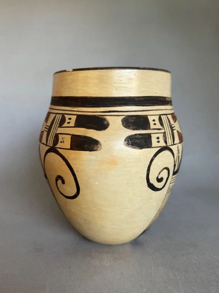 RARE VINTAGE ALICE ADAMS HOPI OLLA POT 6 1/4" TALL .. (1 of 1)