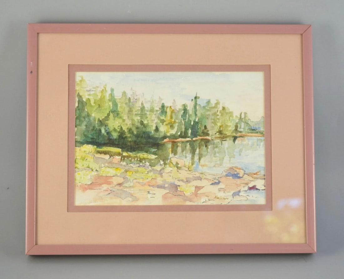 CATHY NULLINER - PINETOP ARIZONA WHITE MOUNTAIN LANDSCAPE WATERCOLOR PAINTING (1 of 2)