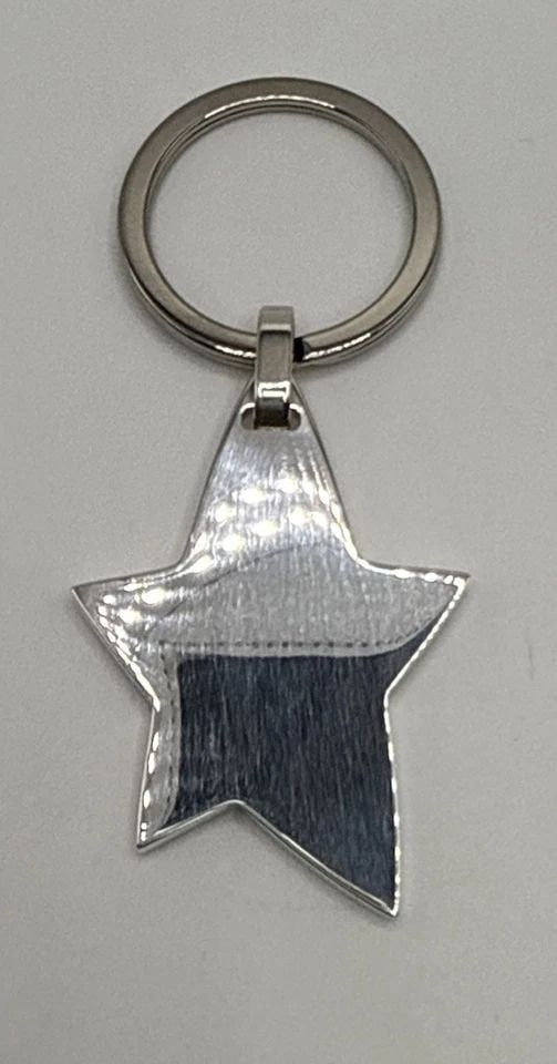 CHRISTOFLE STERLING SILVER STAR KEYCHAIN (1 of 1)