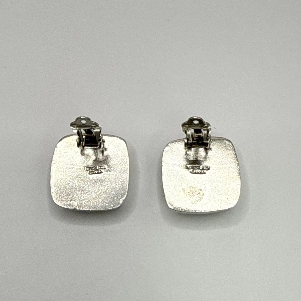 STERLING SILVER CLIP-ON EARRINGS (1 of 1)