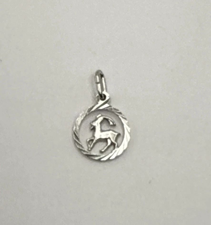 STERLING SILVER CAPRICORN PENDANT (1 of 2)