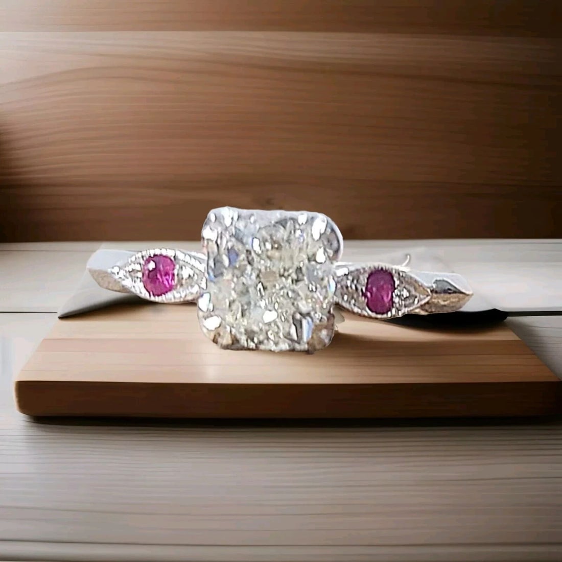 1.05ct.Platinum Vintage engagement ring old euro cut Diamond Circ 1930's: 1.05CT.PLATINUM VINTAGE ENGAGEMENT RING OLD EURO CUT DIAMOND SI2-H 1930'S Vintage Art Deco round Diamond Platinum engagement ring circ 1930s center natural old euro cut diamond weight 1.05ct. SIZE 6.4