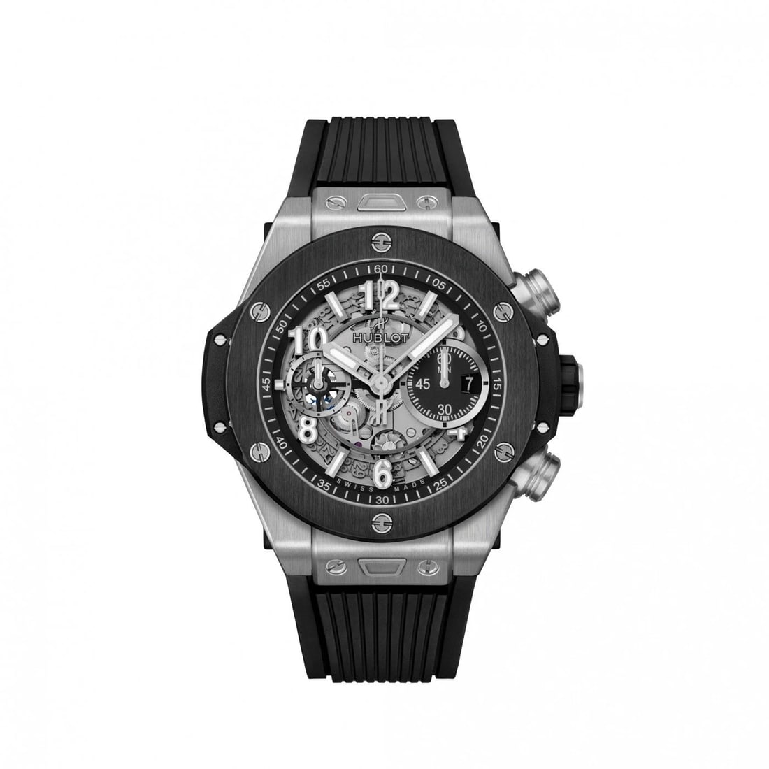 Hublot Big Bang UNICO Titanium Ceramic Bezel 44 mm Watch 421.NM.1170.RX (1 of 2)