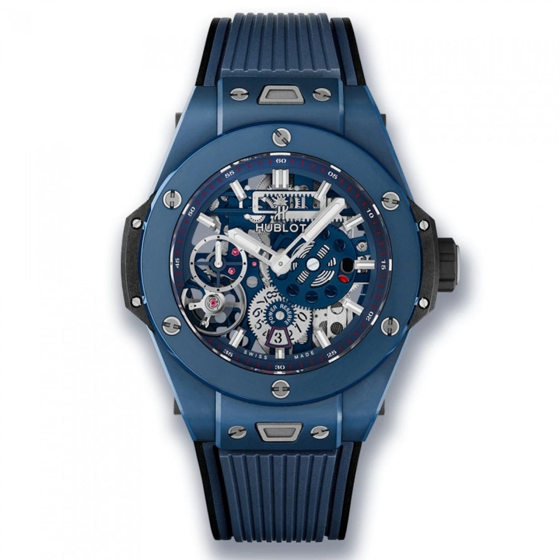 New Hublot Big Bang Meca-10 Ceramic Automatic Self Wind Watch 414.EX.5123.RX: NEW HUBLOT BIG BANG MECA-10 CERAMIC AUTOMATIC SELF WIND WATCH 414.EX.5123.RX
