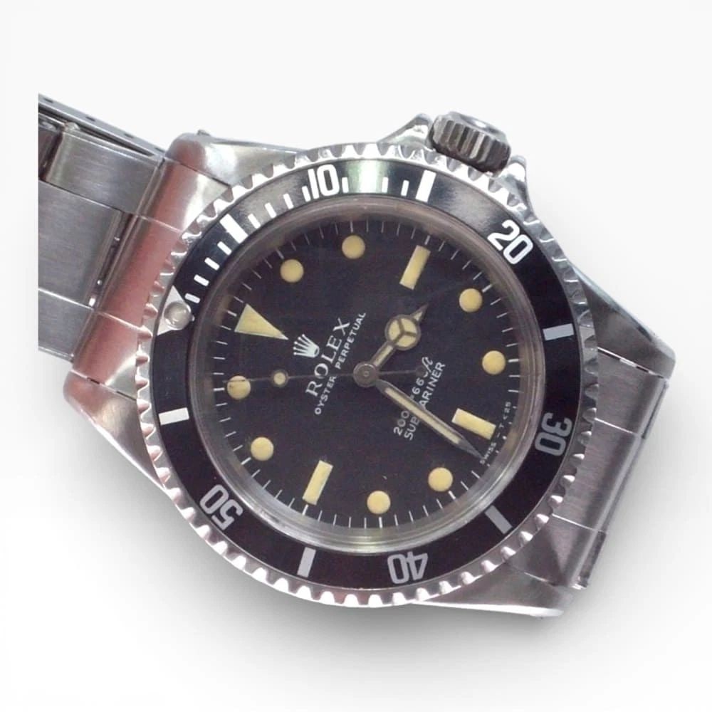 Vintage Rolex Submariner 40 mm Meters First Steel Watch 5513 Circa 1967: VINTAGE ROLEX SUBMARINER 40 MM METERS FIRST STEEL WATCH 5513 CIRCA 1967