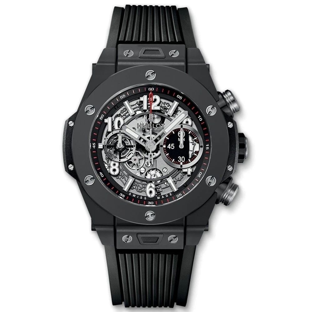 New Hublot Big Bang UNICO Ceramic Automatic 45mm Watch 411.CI.1170.RX (1 of 2)