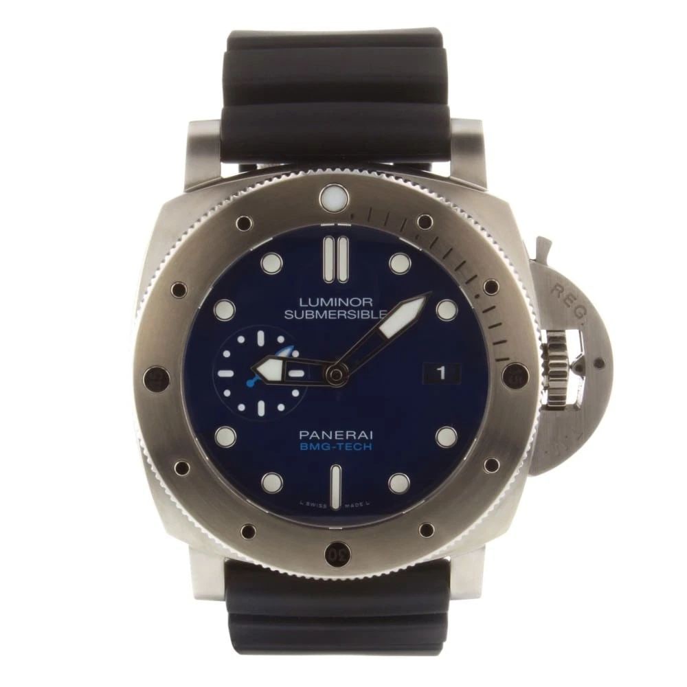 Panerai Luminor 1950 Submersible BMG-TECH 47 mm Blue Watch PAM00692 PAM 692: PANERAI LUMINOR 1950 SUBMERSIBLE BMG-TECH 47 MM BLUE WATCH PAM00692 PAM 692