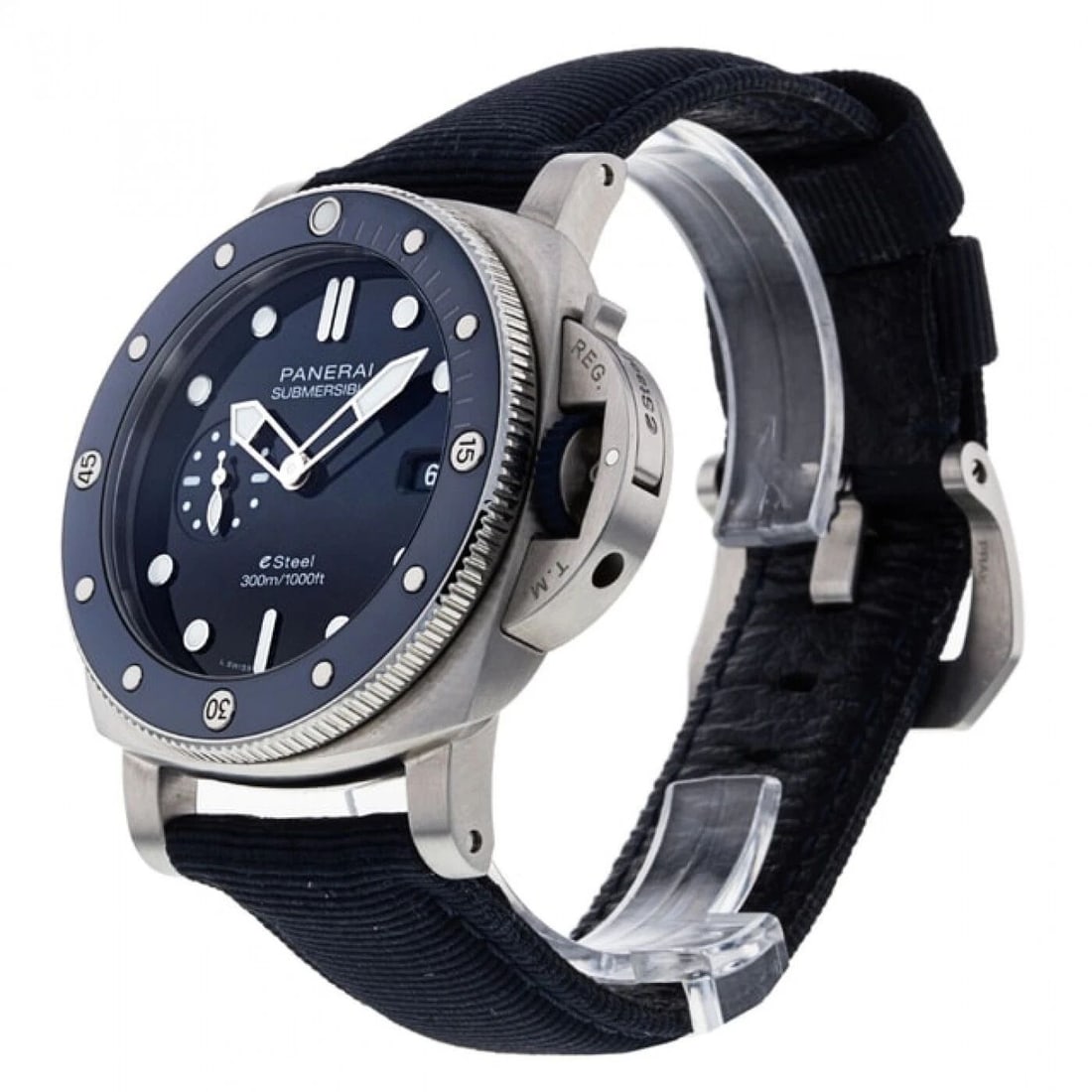 New Panerai Submersible Quarantaquattro Stainless Steel 44 mm Watch pam01289: NEW PANERAI SUBMERSIBLE QUARANTAQUATTRO STAINLESS STEEL 44 MM WATCH PAM01289