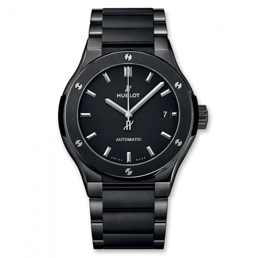 New Hublot Classic Fusion Black Magic Ceramic 45 mm Black Watch 510.CM.1170.CM (1 of 2)