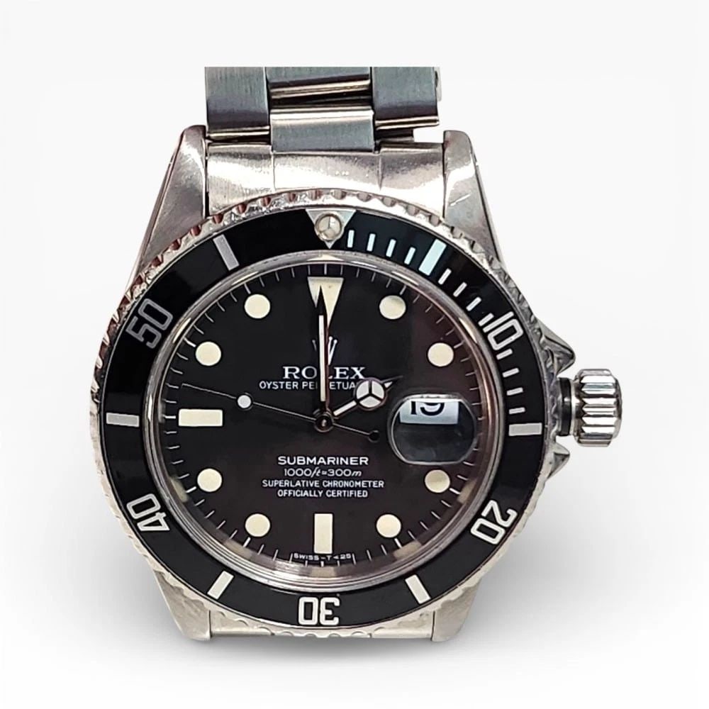 Rolex Submariner 40 mm Transitional MK1 Steel Automatic Watch 16800 Circa 1982: ROLEX SUBMARINER 40 MM TRANSITIONAL MK1 STEEL AUTOMATIC WATCH 16800 CIRCA 1982