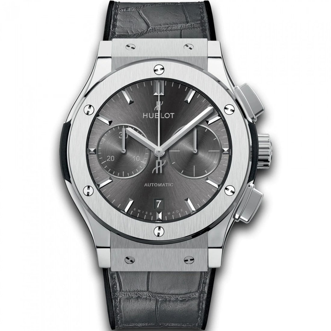 Hublot Classic Fusion Chronograph Racing Grey 45mm Titanium Watch 521.nx.7071.lr: HUBLOT CLASSIC FUSION CHRONOGRAPH RACING GREY 45MM TITANIUM WATCH 521.NX.7071.LR