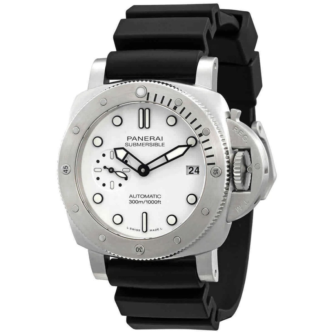 New Panerai Submersible Stainless Steel Automatic Self Wind Watch PAM02223: NEW PANERAI SUBMERSIBLE STAINLESS STEEL AUTOMATIC SELF WIND WATCH PAM02223