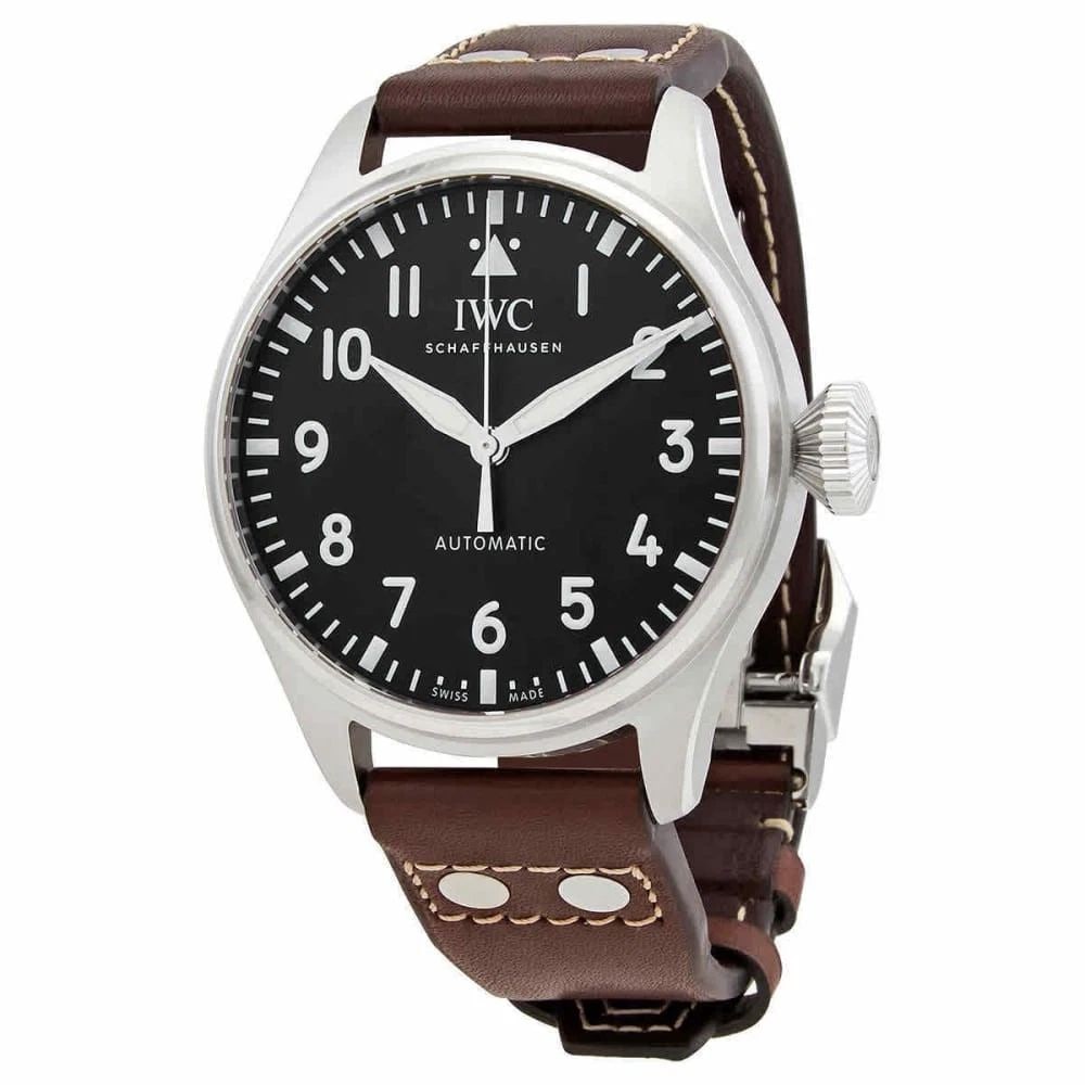 IWC Big Pilot Stainless Steel Automatic 43 mm Black Dial Watch IW329301: IWC BIG PILOT STAINLESS STEEL AUTOMATIC 43 MM BLACK DIAL WATCH IW329301