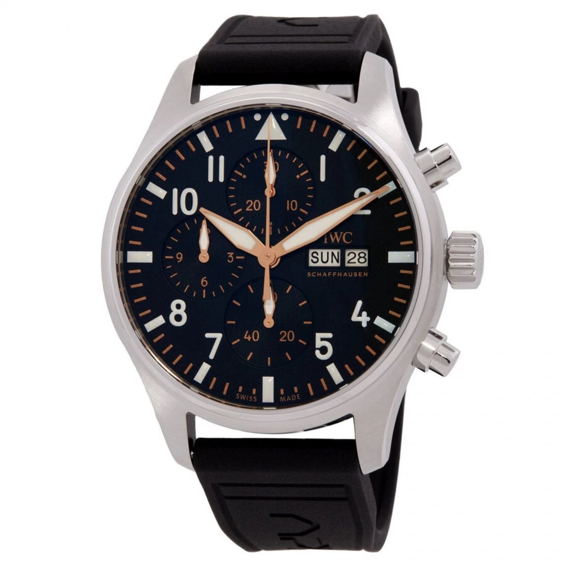 New IWC Pilots APXGP Stainless Steel Automatic 43 mm Black Watch IW378009: NEW IWC PILOTS APXGP STAINLESS STEEL AUTOMATIC 43 MM BLACK WATCH IW378009