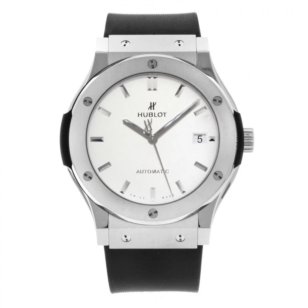 New Hublot Classic Fusion Titanium Silver 45 mm Automatic Watch 511.NX.2611.RX: NEW HUBLOT CLASSIC FUSION TITANIUM SILVER 45 MM AUTOMATIC WATCH 511.NX.2611.RX