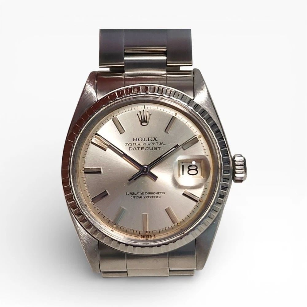 Vintage Rolex Datejust 36 mm Steel Oyster Automatic Watch 1603 Circa 1965 (1 of 2)