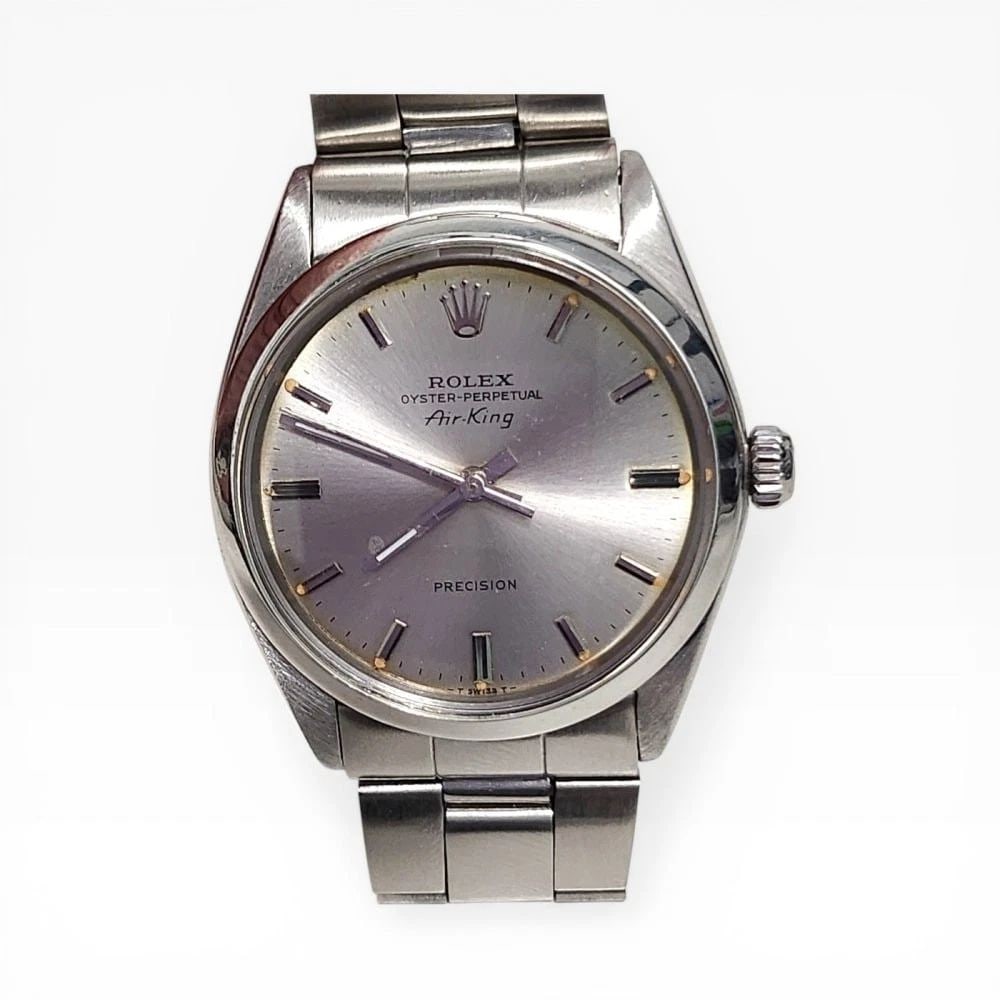 Rolex Air King Precision 34 mm Steel Oyster Automatic Watch 5500 Circa 1979 (1 of 2)