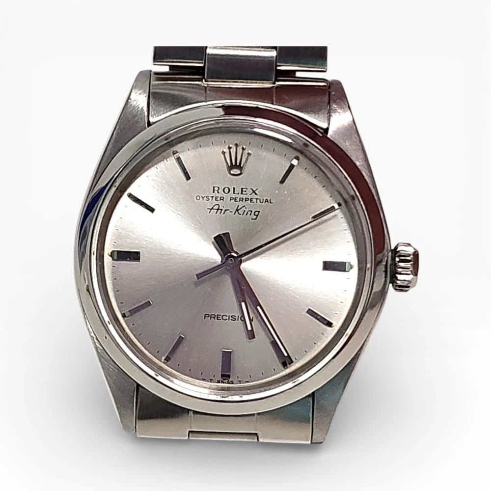 Rolex Air King Precision 34 mm Steel Oyster Automatic Watch 5500 Circa 1967: ROLEX AIR KING PRECISION 34 MM STEEL OYSTER AUTOMATIC WATCH 5500 CIRCA 1967