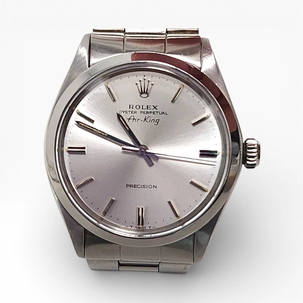 Rolex Air King Precision 34 mm Steel Oyster Automatic Watch 5500 Circa 1973 (1 of 2)