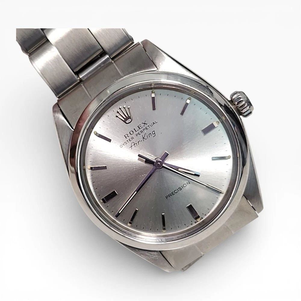 Rolex Air King Precision 34 mm Steel Oyster Automatic Watch 5500 Circa 1966 (1 of 2)