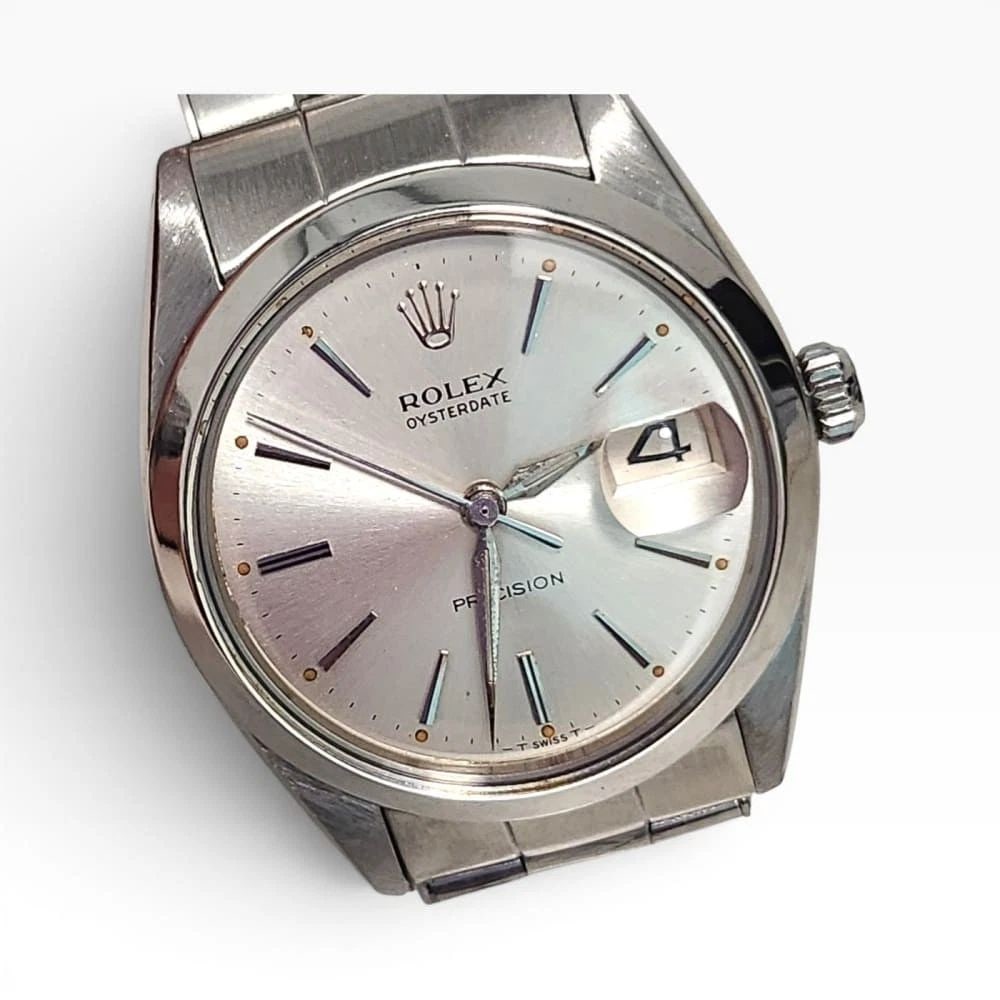 Rolex OysterDate Precision 34 mm Steel Manual Watch 6694 Circa 1966: ROLEX OYSTERDATE PRECISION 34 MM STEEL MANUAL WATCH 6694 CIRCA 1966