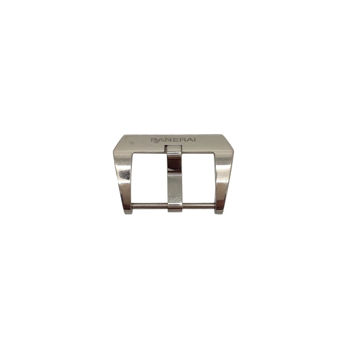 Authentic and Genuine PANERAI 18K White Gold Tang Buckle Mens 22 mm Strap Band: AUTHENTIC AND GENUINE PANERAI 18K WHITE GOLD TANG BUCKLE MENS 22 MM STRAP BAND