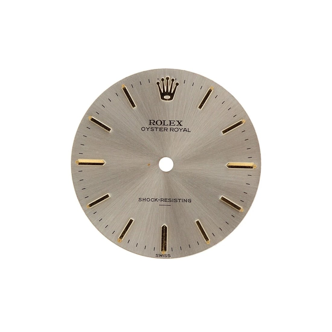 Very Rare Rolex Dial OYSTER ROYAL Steel and Gold Shock Resistant Underline Mens (1 of 2)