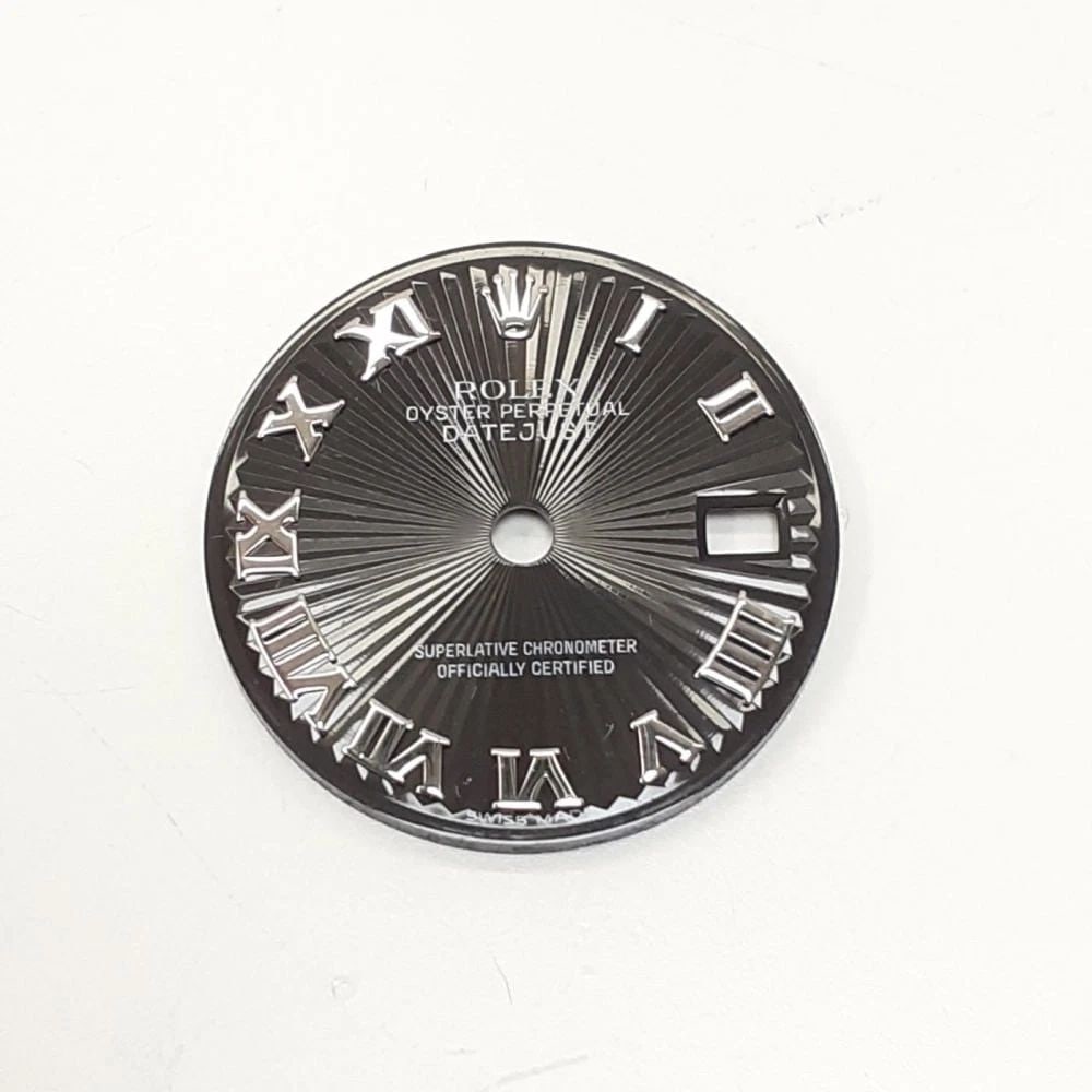 Original ROLEX BLACK SUNBEAM DIAL Ladies Datejust 6916/69160/69179/79160/79174: ORIGINAL ROLEX BLACK SUNBEAM DIAL LADIES DATEJUST 6916/69160/69179/79160/79174