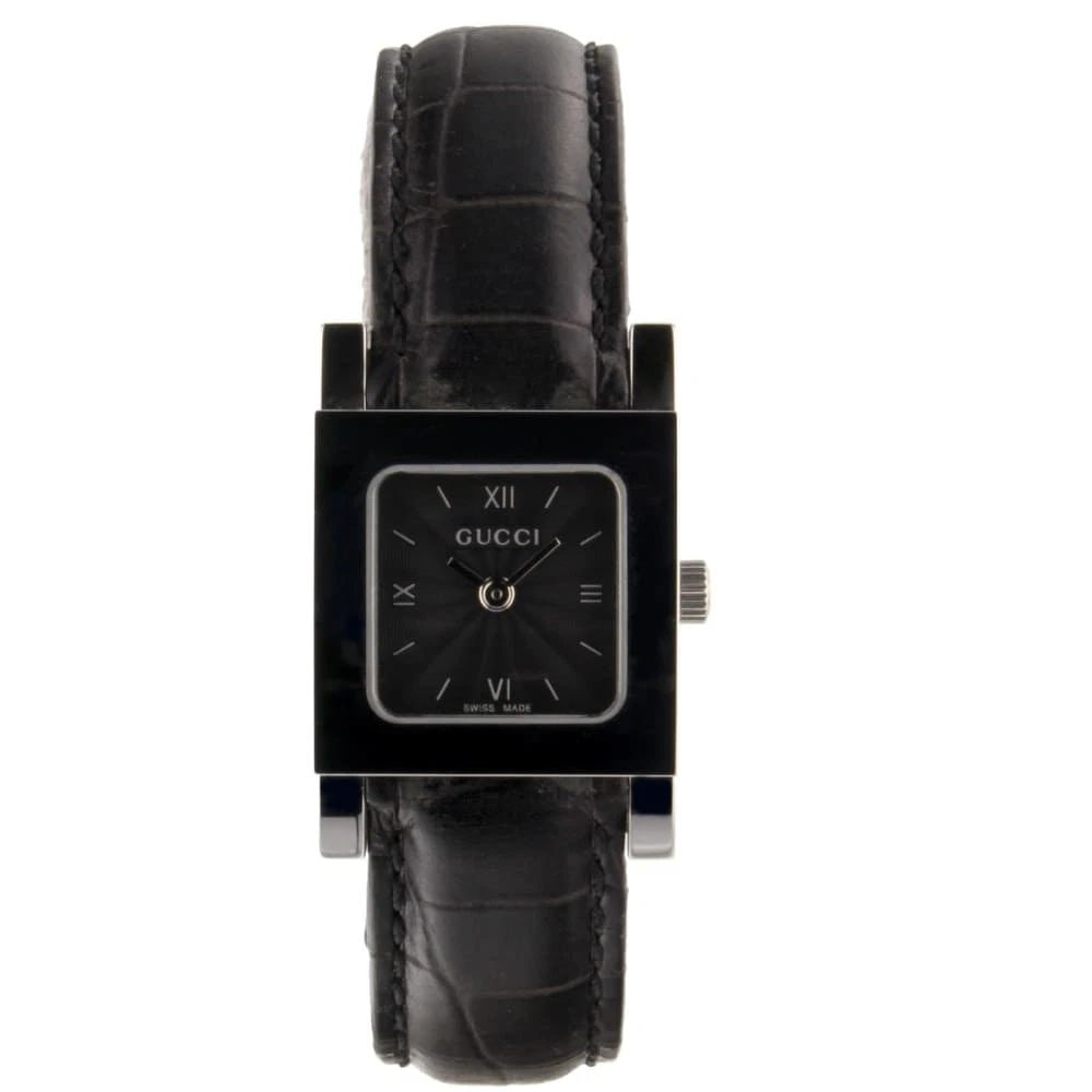 NEW GUCCI 7900 Series Ladies Black Dial Watch YA079602: NEW GUCCI 7900 SERIES LADIES BLACK DIAL WATCH YA079602