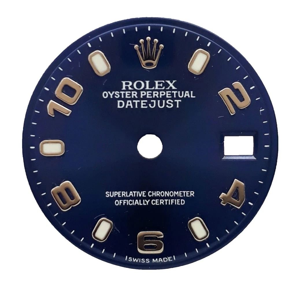 NEW BLUE ROLEX LADIES DATEJUST ARABIC & STICKS DIAL (1 of 2)