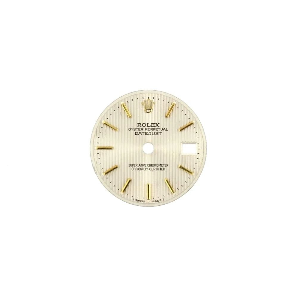 NEW ROLEX Dial Ladies DATEJUST With Yellow Gold Sticks: NEW ROLEX DIAL LADIES DATEJUST WITH YELLOW GOLD STICKS