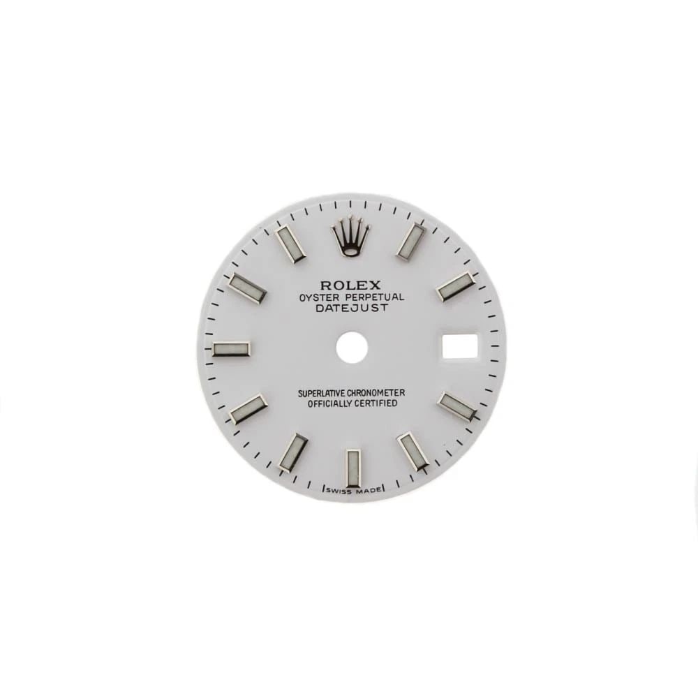 NEW ROLEX Dial Ladies DATEJUST With White Gold Sticks: NEW ROLEX DIAL LADIES DATEJUST WITH WHITE GOLD STICKS