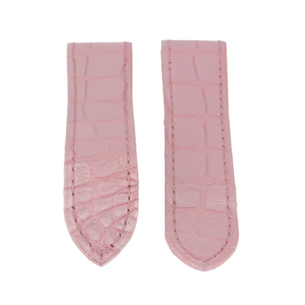 Cartier Strap Santos Genuine Alligator Ladies Pink 16x14mm Factory Never Worn: CARTIER STRAP SANTOS GENUINE ALLIGATOR LADIES PINK 16X14MM FACTORY NEVER WORN