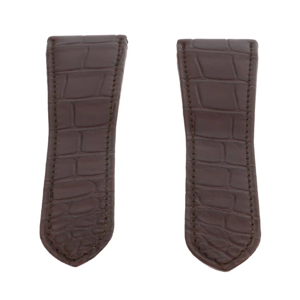 Cartier Strap Genuine Alligator Brown Mens 24x18 Factory Never Worn: CARTIER STRAP GENUINE ALLIGATOR BROWN MENS 24X18 FACTORY NEVER WORN